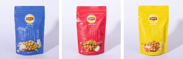 【リプトン×3COINS】「ポップコーン（ミルク・レモン・アップル）」324円