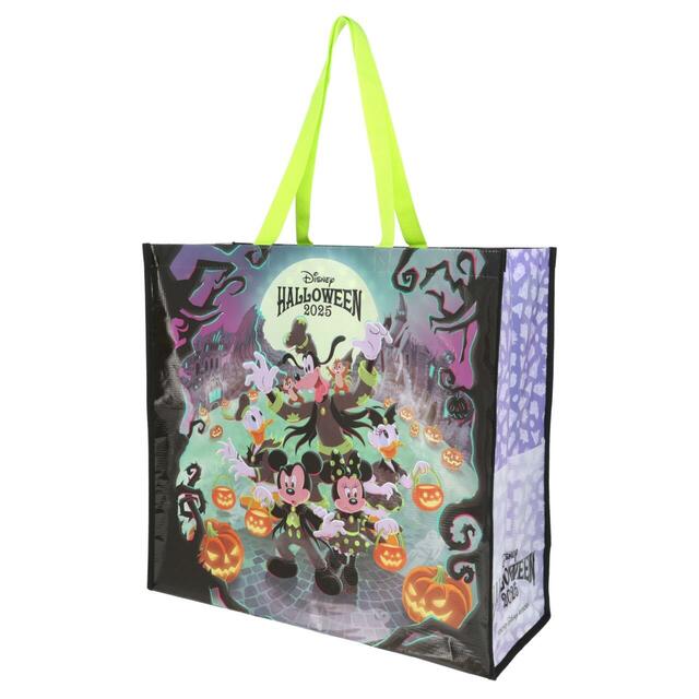 ショッピングバッグ 1,200円｜東京ディズニーリゾート「ディズニー・ハロウィーン」スペシャルグッズ｜販売店舗：東京ディズニーランド「ディズニー＆カンパニー」、東京ディズニーシー「エンポーリオ」｜発売日：2025年9月16日（火）