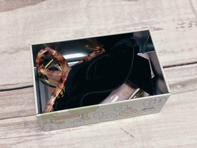 小物の整理に便利なサイズ。ヘアアクセサリーを入れてみました♪