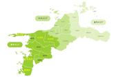 愛媛県のマップ