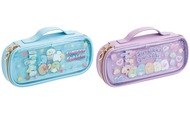 【すみっコぐらし＆リラックマ】ペンポーチ　各2,750円／フタが透明だから何が入っているかがわかりやすい！