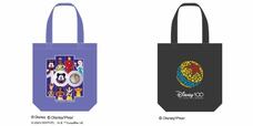 トートバッグ 各2,200円(税込)|ヴィレッジヴァンガードオンライン ディズニー100周年記念グッズ