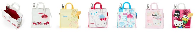 【サンリオショップ55周年記念「Mini Sanrioシリーズ」】ショップバッグ風ポーチ(全6アイテム)各1,650円