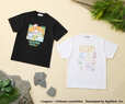 【「ちいぽけ」公式グッズ第3弾】ちいかわぽけっと 恐竜なTシャツ（全2種）各 3,630円　※サイズ展開：M、L、XL　※お1人様各デザイン1点まで