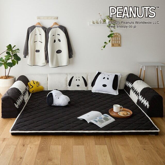 耳ピコクッション「スヌーピー」／コーナーローソファーセット「スヌーピー」／耳付きクッションカバー「スヌーピー」