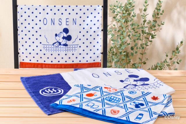 フェイスタオル ¥1,650|大江戸温泉物語ディズニーオリジナルアイテム