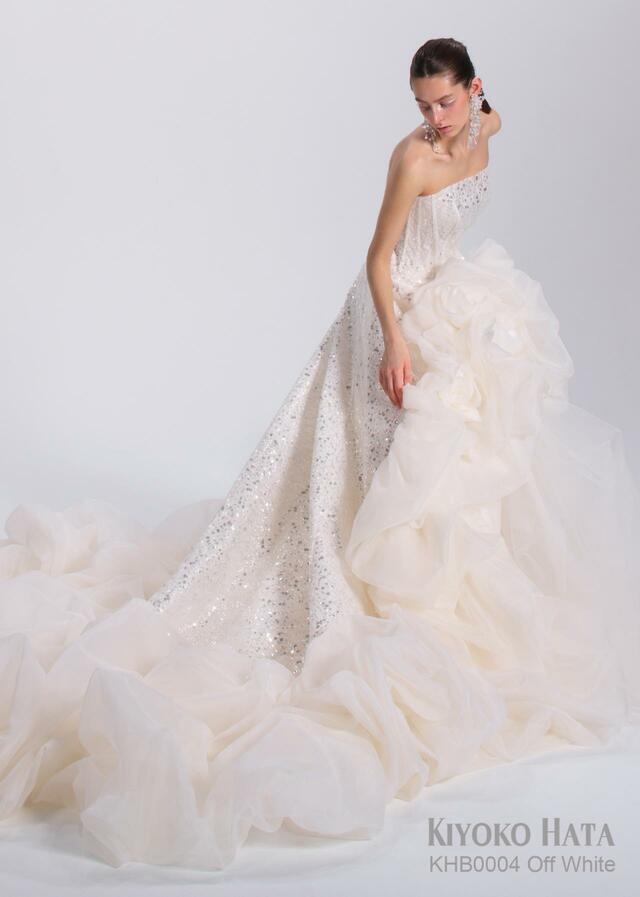 「KIYOKO HATA」新作ウェディングドレス KHB0004_OffWhite
