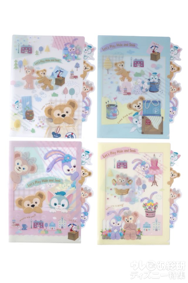 クリアホルダー ¥1,600｜「ダッフィーたちのかくれんぼ（Let's Play Hide and Seek）」