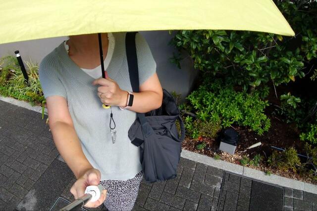 【ユニクロC 2WAYユーティリティバッグ】はっ水加工がされているので雨の日でも安心！