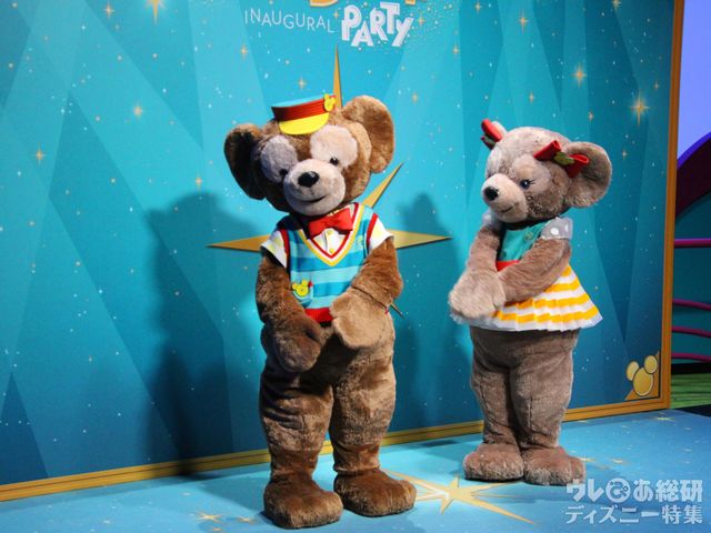 Disney FanDazeのダッフィー&シェリーメイのペアグリーティング