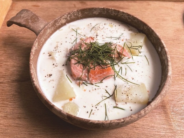 【北欧祭2023】<フィンランド> 「サーモンスープ」(1人前) 1,200円