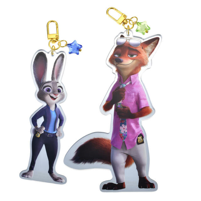 ニック・ワイルド＆ジュディ・ホップス キーホルダー・キーチェーン ペア Disney ZOOTOPIA2 2,200円