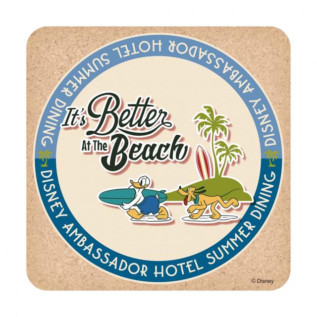 オリジナルコースター「ハイピリオン・ラウンジ」ディズニーアンバサダーホテル・サマーダイニングケーキセット