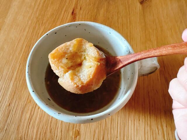 【コストコ ピルボックス オニオングラタンスープ】パンがスープで膨らんでトロトロに！深いコクで満足感たっぷり