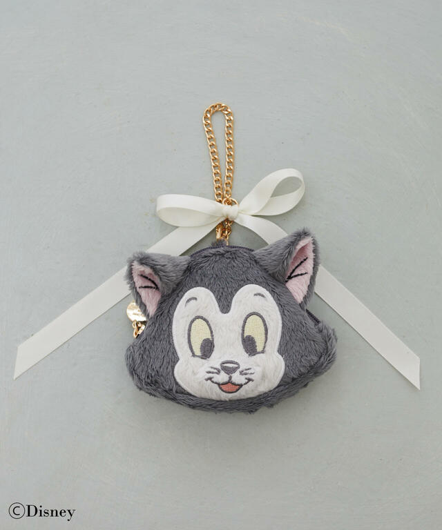 ふわふわフェイスポーチ 5,200円｜Maison de FLEUR ディズニーコレクション「フィガロ＆クレオ シリーズ」