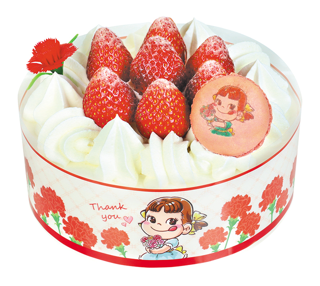 「母のバースデイ 苺のショートケーキ」M:税込4,850円、直径約170mm