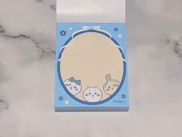 【ちいかわ ミニメモ帳4】中身は各柄50枚ずつ。たっぷり入っているのがうれしいポイント!