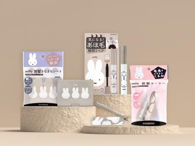 【粧美堂×miffy】ミッフィー限定デザインで人気のヘアケアアイテム全3種も発売中！
