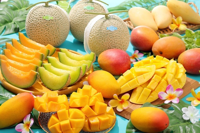 鉾田市産メロン＆マンゴー食べ放題