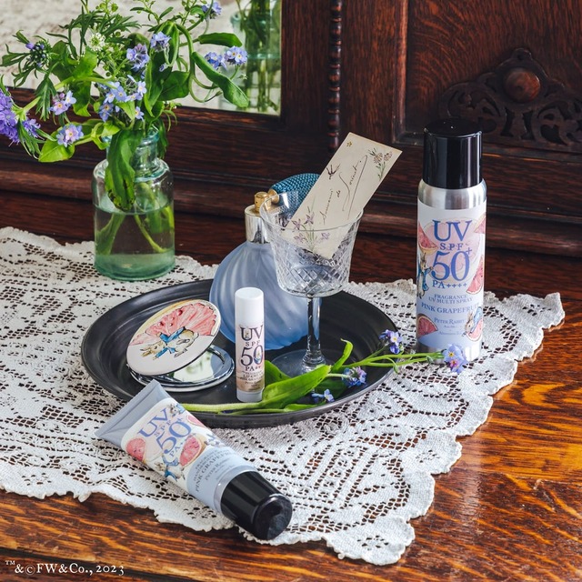 【ピーターラビット×Afternoon Tea】ピーターラビットのUVケアアイテムとミニミラー