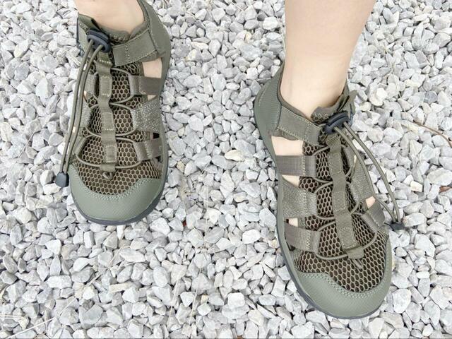 【ワークマン フィールドサンダルアドバンス】丈夫な靴底のおかげで砂利道の歩行もスムーズ！