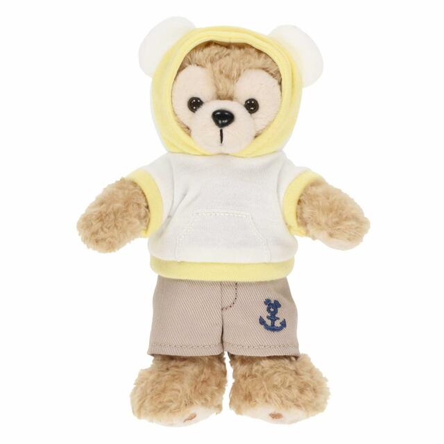 ぬいぐるみバッジ 2,400円｜サイズ：高さ約14cm｜「ダッフィー＆フレンズのサマーナイト・メロディー」スペシャルグッズ｜東京ディズニーリゾート40周年“ドリームゴーラウンド”｜発売日：2023年7月3日（月）｜販売店舗：東京ディズニーシー「マクダックス・デパートメントストア」