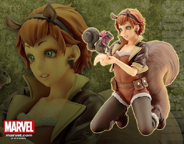 大きな尻尾がチャーミングなリス娘「スクイレルガール」美少女