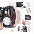【『BRILMY FIRST ANNIVERSARY 中身が見えて時短がかなう ズボラに優しいコスメポーチ BOOK UPDATE PINK ver. SPECIAL PACKAGE』（宝島社）】ポケットや収納が盛りだくさん！