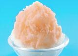 かき氷みるく 山梨産白桃 （小サイズ）439円（税込482円）  （大サイズ）499円（税込548円）