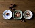 美濃焼のどんぐり皿（トトロ、中小トトロ、マックロクロスケ）／各2,200円瀬戸焼のどんぐり皿（トトロ、中トトロ、ネコバス）／各2,200円有田焼のどんぐり皿（トトロ、中小トトロ、ネコバス）／各2,200円