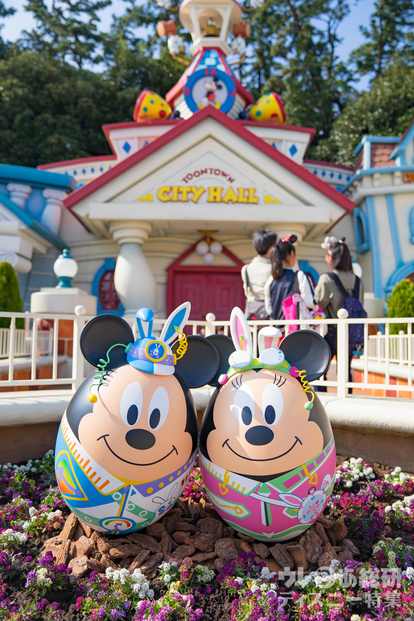 東京ディズニーランド（TDL）2017年 ディズニー・イースター 新パレード うさたま大 脱走! ダンサーさん 人参スカート★コスプレ衣装