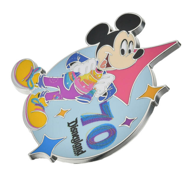 ミッキー ピンバッジ DISNEYLAND RESORT 70TH CELEBRATION 1,400円