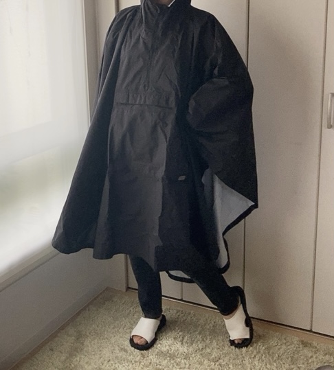 【ワークマン トラベルシェルライトレインポンチョ】UVカット付きなのも嬉しい