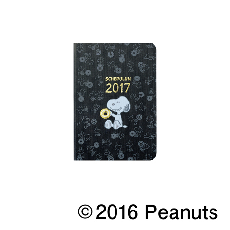 misdo SNOOPY スケジュールン2017 ブラック