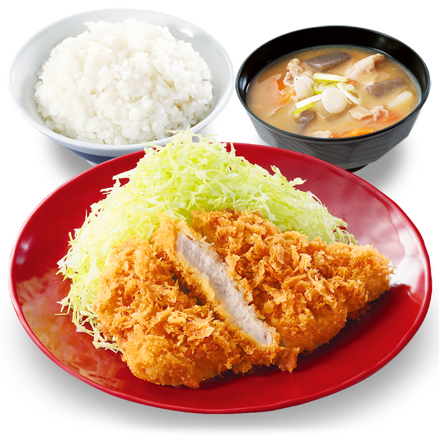ロースカツ定食 120gロース/ご飯・とん汁(小)付 通常価格830円(税込913円)→感謝祭価格630円(税込693円)【「かつや」年末感謝祭】