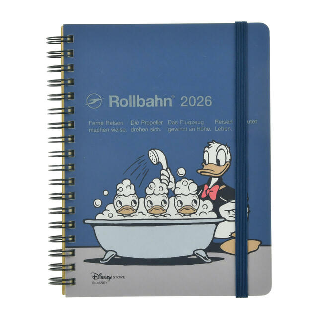 【デルフォニックス】ドナルド＆フレンズ Rollbahn Diary L 手帳・スケジュール帳 CALENDAR＆ORGANIZER 2026 2,400円
