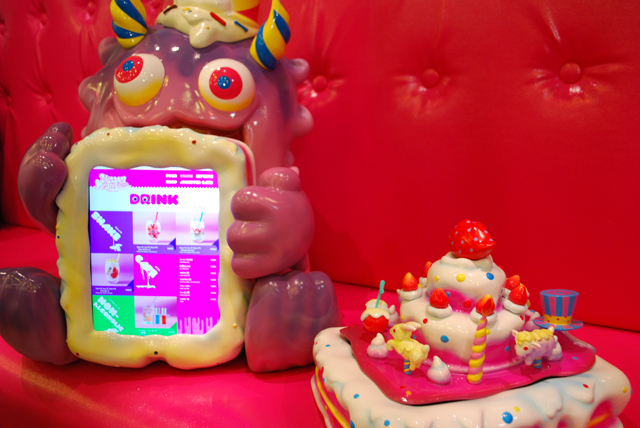 メニュー表はかわいいモンスター！