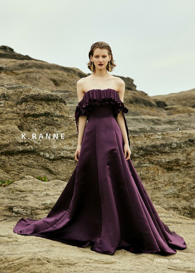 「K.RANNE-クランネ-」新作ウェディングドレス KNE0029_Purple
