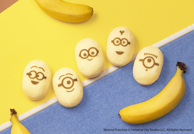 「ミニオンinカンサイ」＜価格：1,490円（税込）＞【【銀のぶどう×ミニオン】関西限定スイーツ「ミニオンinカンサイ」がステッカー付きになって新登場！】