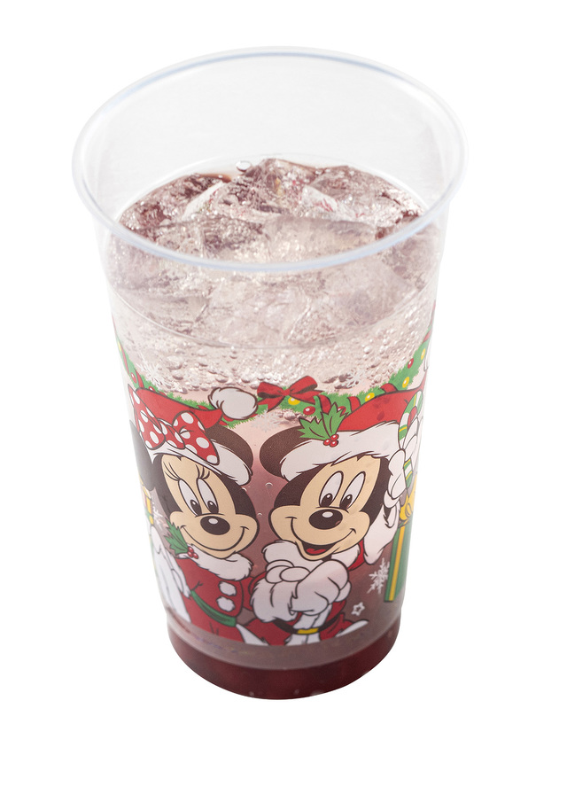 スパークリングタピオカドリンク(ミックスベリー) 450円|東京ディズニーランド「ボイラールーム・バイツ、キャプテンフックス・ギャレー、ヒューイ・デューイ・ルーイのグッドタイム・カフェ」|東京ディズニーリゾート「ディズニー・クリスマス」2019スペシャルメニュー