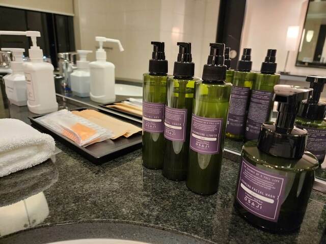 【リゾナーレ大阪】アトリエルーム デラックスのアメニティ