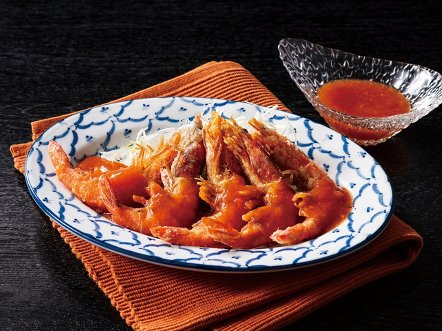 「有頭海老のエビチリ」＜期間：2026年1月22日〜＞【時間無制限で本格中華の“ごちそう”が食べ放題！「蟹おこわ」や「エビチリ」が味わえる贅沢三昧な『ごちそうコース』が新登場！】