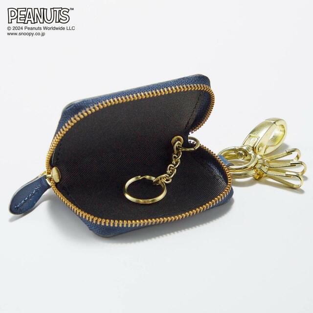 【ベルメゾン】栃木レザー製スマートキーケース〔日本製〕「スヌーピー｜￥5,490 （税込）　© 2024 Peanuts Worldwide LLC