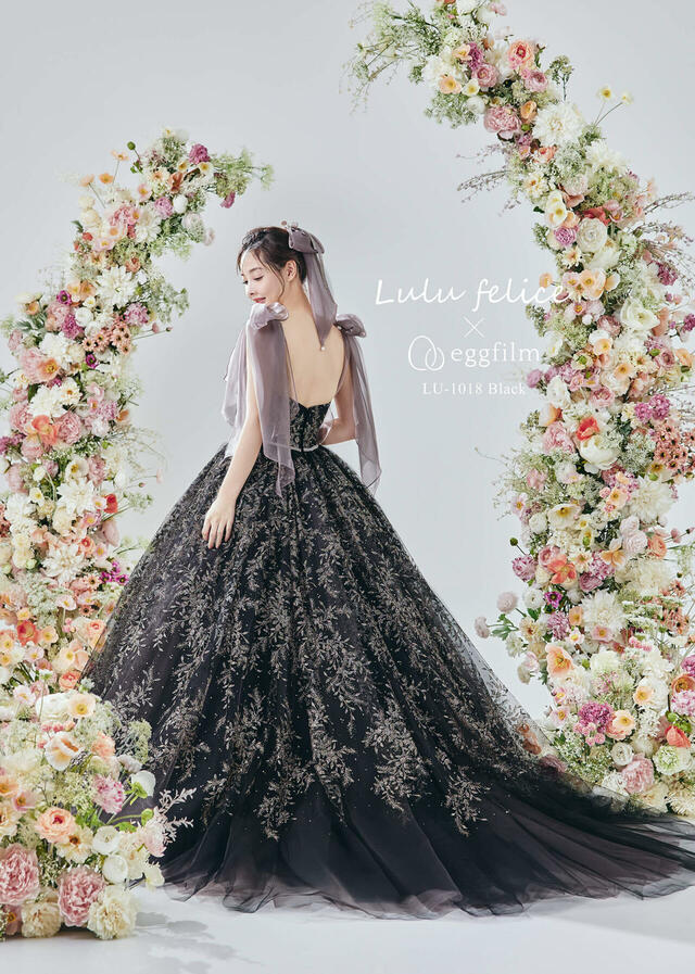クラウディア「Lulu felice（ルル・フェリーチェ）」新作ウェディングドレス　LU-1018_Black