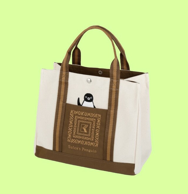【紀ノ国屋 Suicaのペンギン ランチバッグ】(ブラウン)価格:各¥3,000(税込)