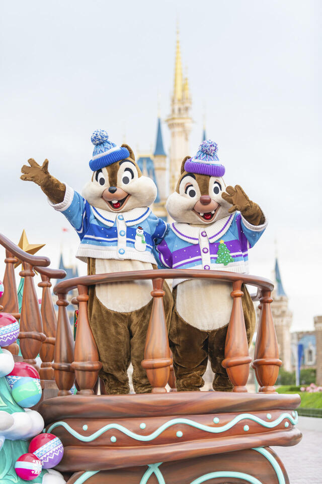 2024年11月14日 「ディズニー・クリスマス」プレスプレビュー/東京ディズニーランド/ディズニー・クリスマス・ストーリーズ“フォンド・フェアウェル”の模様