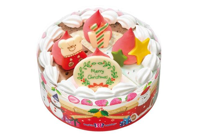 「クリスマス パレット4」＜価格：3,700円（税込）＞【すみっコぐらしやポケモン、ハローキティで特別なクリスマスがはじまる「サーティワン クリスマスケーキ」予約開始】