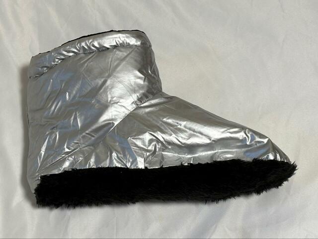 【ミズノ ルームブーツ】裏返して洗濯してみました。洗ってもクタッとしてしまうことはなく、また同じように使えます◎