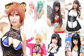 【写真満載】美少女コスプレイヤー大集合! 競泳水着やメイドさんお出迎えの「コスエクスプレス」潜入レポ
