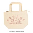 【リラックマ×ロッテリア】ランチトートバッグ（サイズ；約H21.5×W30.5×D11cm）